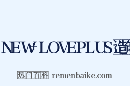 NEW+LOVEPLUS造句是什么意思的图片